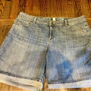 Sonoma size 18W Bermuda denim shorts